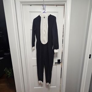 Xhilaration Panda Black and White Onesie Pajamas